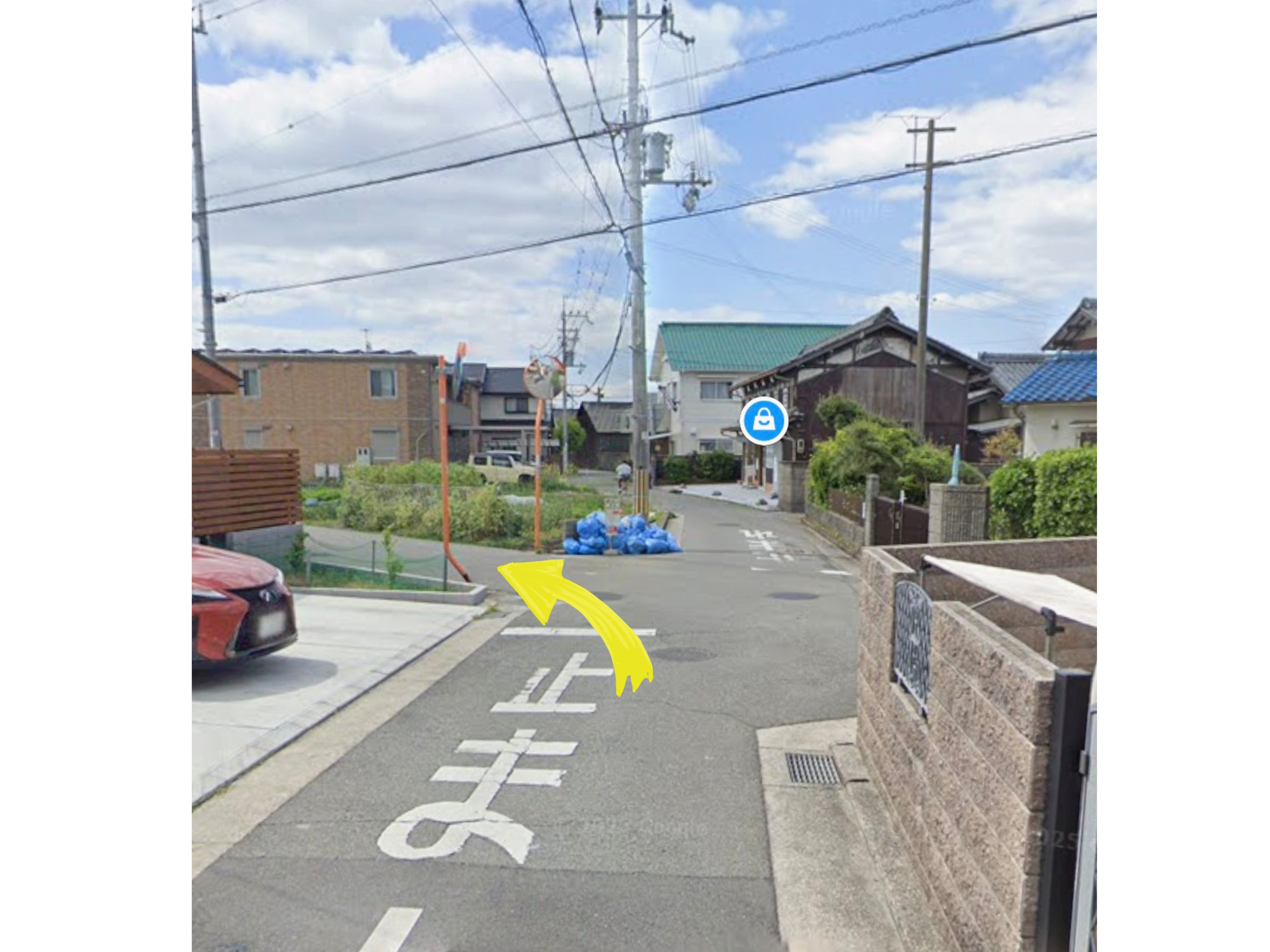 img src=”image25.ｊｐｇ” alt=”西江井ヶ島駅からあかねがわ整骨院までの道案内3西江井ヶ島駅から徒歩6分地点”
